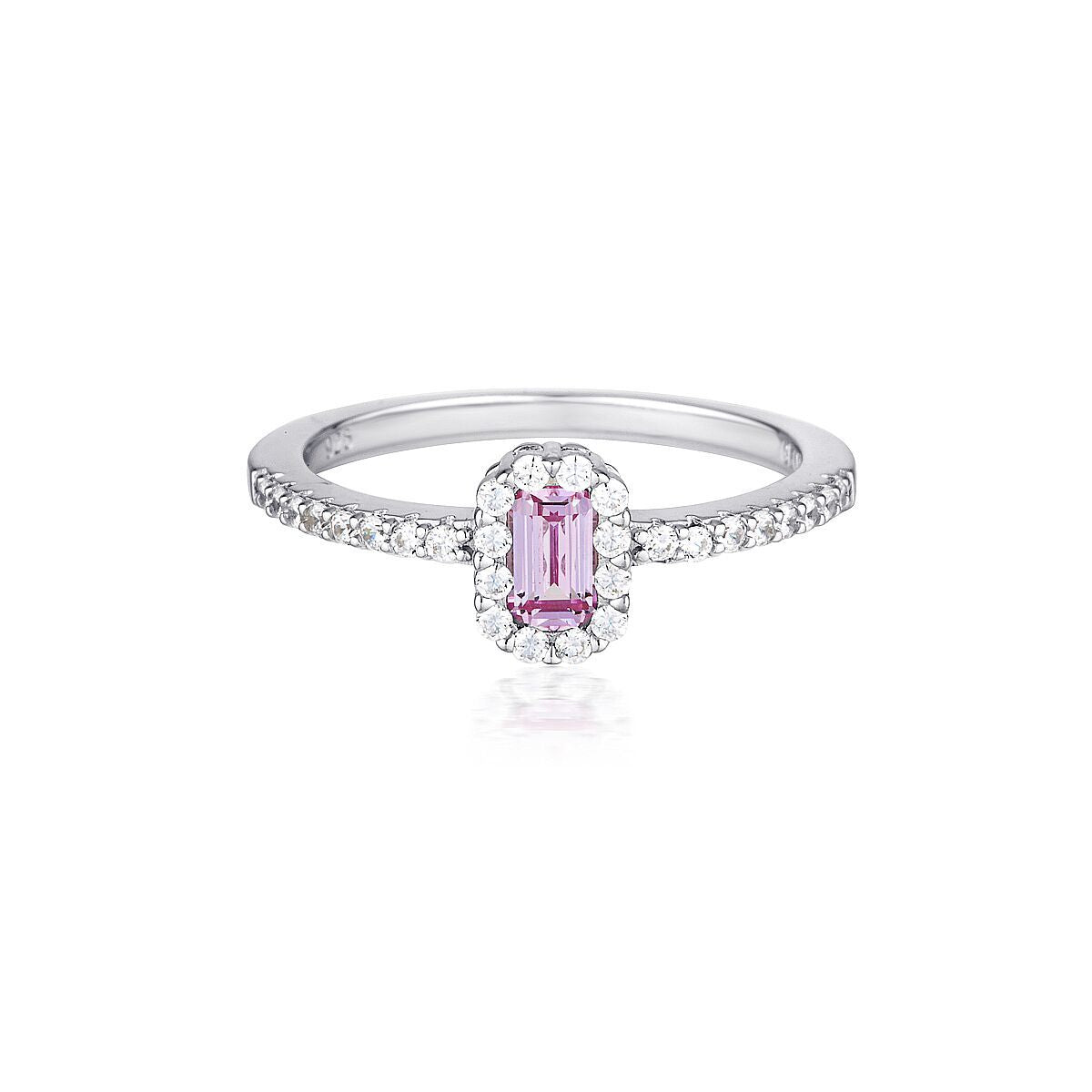 Georgini Paris Pink Sapphire Ring Bevilles Jewellers 