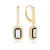 GEORGINI REFLECTION RETROSPECT EARRINGS GOLD Georgini 