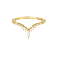 Georgini Rock Star Tiara Gold Ring Bevilles Jewellers 