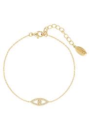 GEORGINI ROCK STAR EVIL EYE Bracelet GOLD Bracelets Georgini 