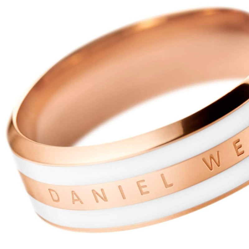 Daniel Wellington Classic Ring Satin White Rose Gold Rings Daniel Wellington 