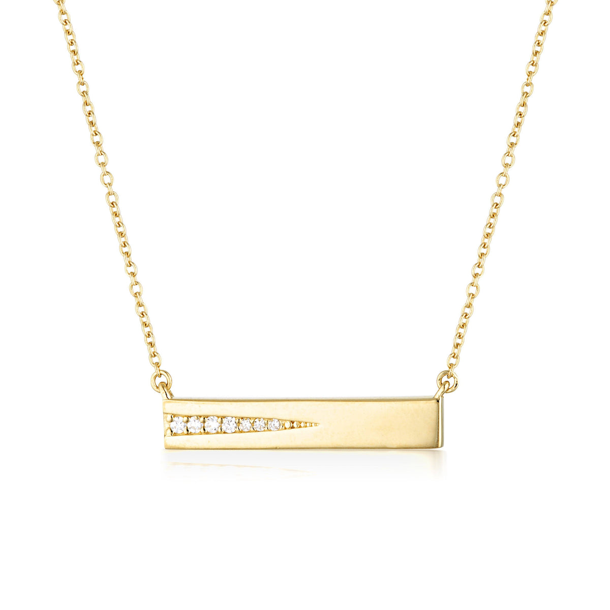 GEORGINI THE LAYERED EDIT GILDED PENDANT GOLD Bevilles Jewellers 