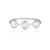 Georgini - Kiklo Sterling Silver White Topaz Ring Bevilles Jewellers 9 