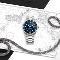 Philip Caribe Diving Automatic Blue Watch Watches Philip Watch 