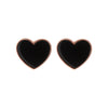 Bronzallure Natural Stone Heart Earrings Earrings Bronzallure 