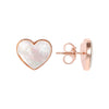 Bronzallure Natural Stone Heart Earrings Earrings Bronzallure 