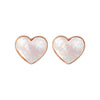 Bronzallure Natural Stone Heart Earrings Earrings Bronzallure 