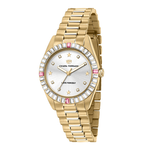 Chiara Ferragni Everyday Rose Baguette 34mm Watch Bevilles Jewellers 