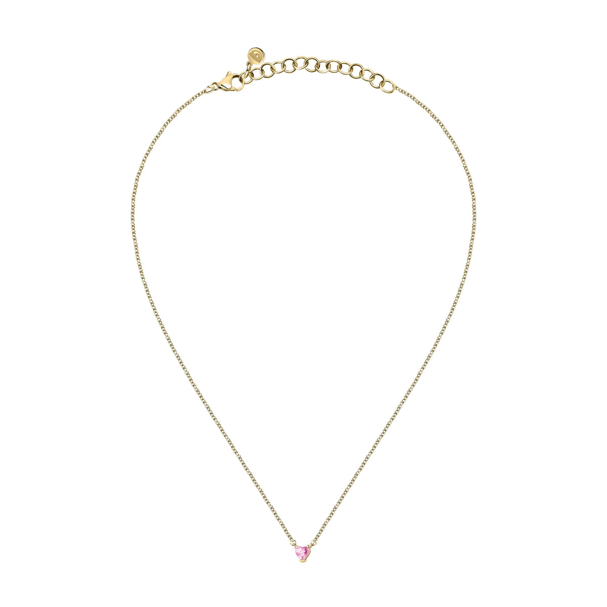 Chiara Ferragni Diamond Heart Yellow Gold Pendant Bevilles Jewellers 