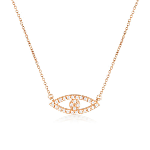 Georgini Rock Star Evil Eye Rose Gold Pendant Georgini 