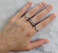 PAVO RHODIUM RING Bevilles Jewellers 
