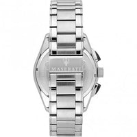 Maserati Traguardo 45mm Black Dial Silver Bracelet Watch Bevilles Jewellers 