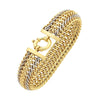 9ct Yellow Gold Silver Infused Double Infinity Bolt Bracelet Bracelets Bevilles 