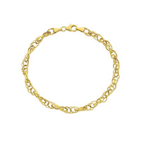 9ct Yellow Gold Silver Infused Belcher Bracelet Bracelets Bevilles 