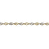 9ct Yellow Gold Two Tone Singapore Bracelet Bracelets Bevilles 