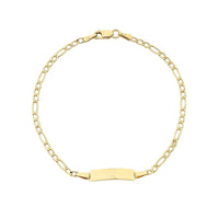 9ct Yellow Gold 19cm ID Bracelet