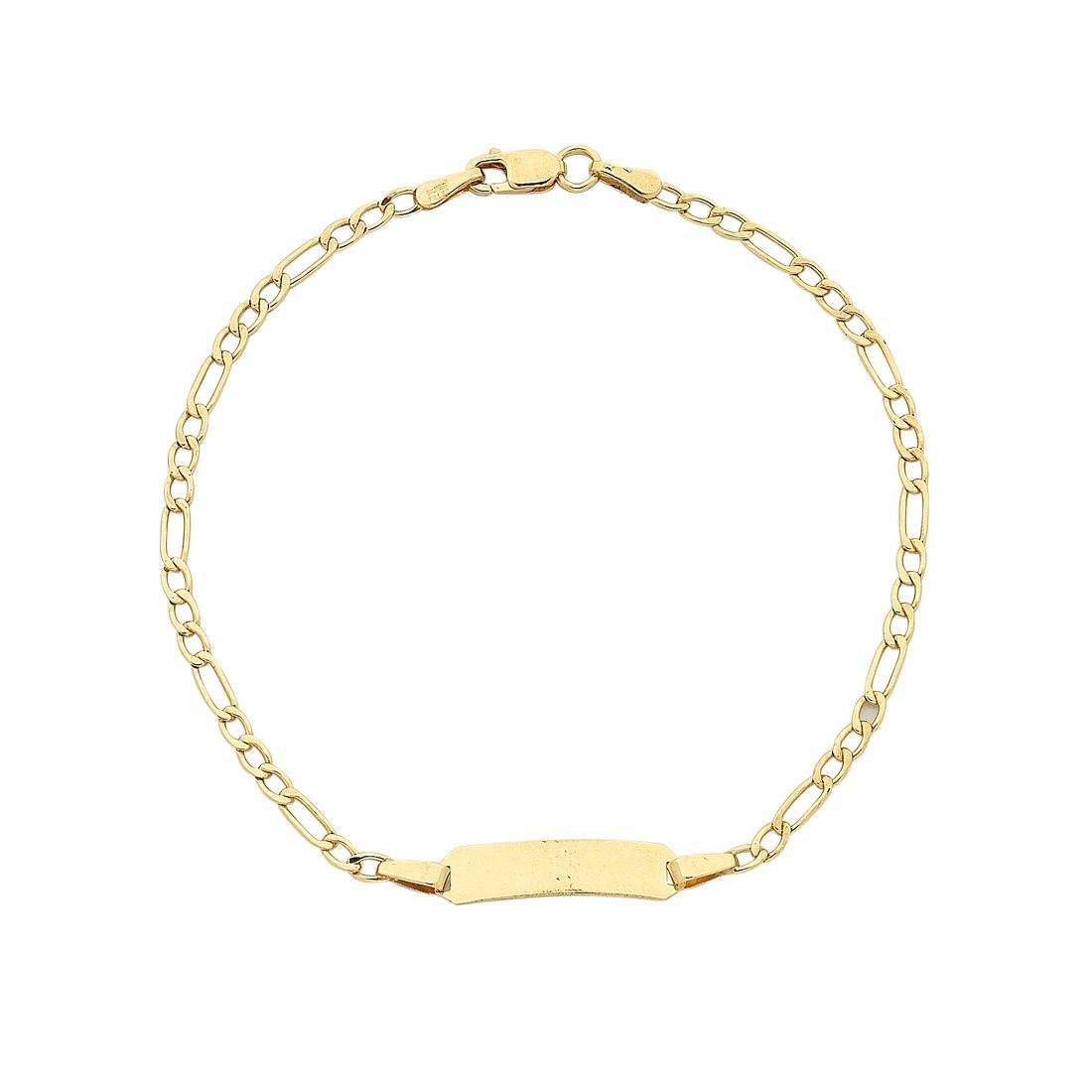 9ct Yellow Gold 19cm ID Bracelet