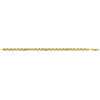 9ct Yellow Gold Silver Infused Cubic Zirconia Set Belcher Bracelet Bracelets Bevilles 