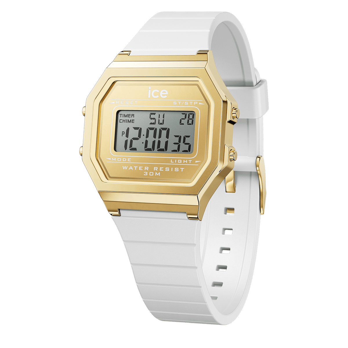 ICE digit retro - White gold Bevilles Jewellers 