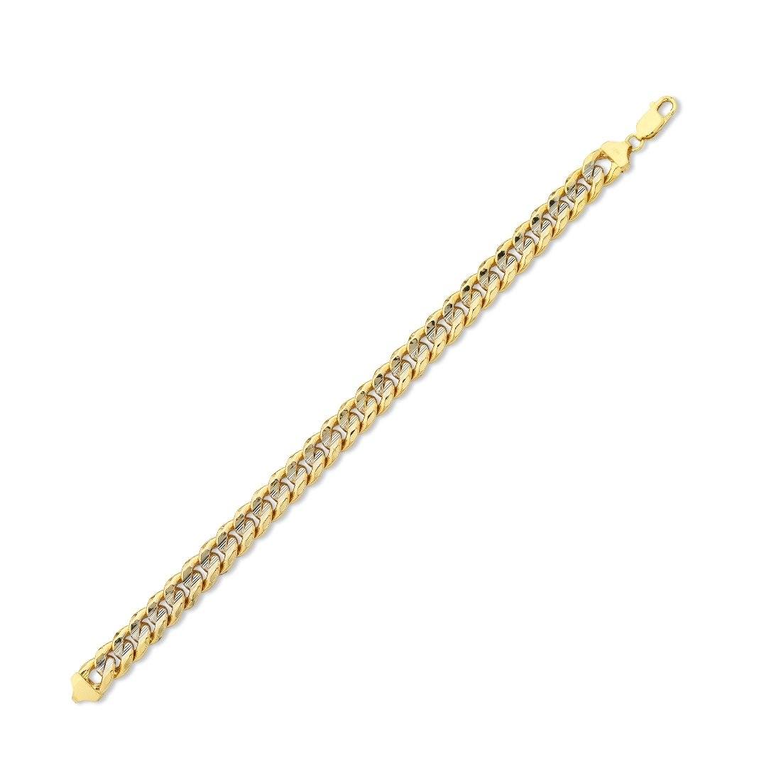 9ct Two Tone Silver Infused Bracelet Bracelets Bevilles 
