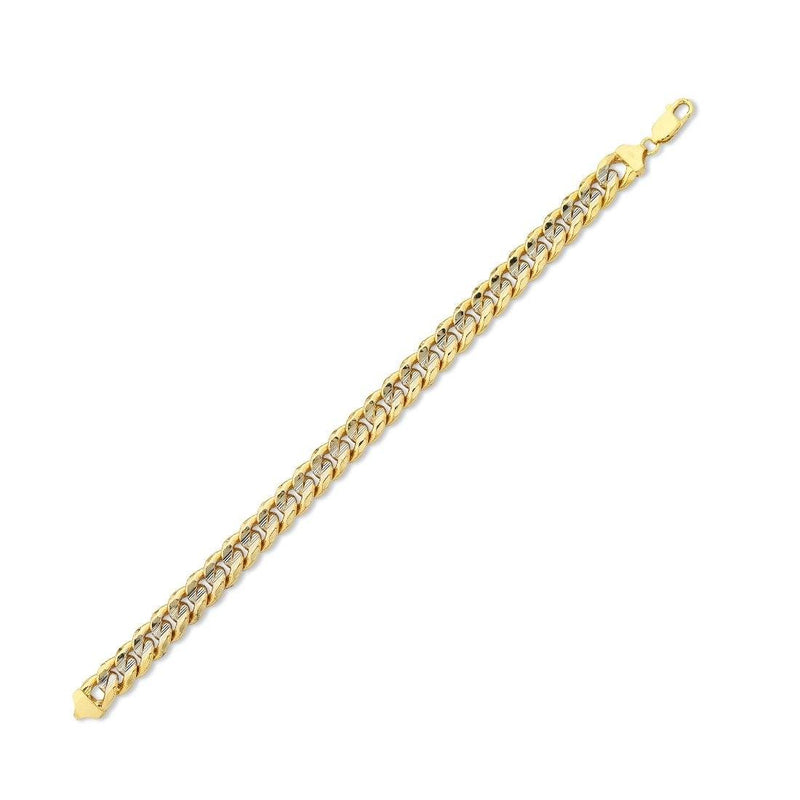 9ct Two Tone Silver Infused Bracelet Bracelets Bevilles 