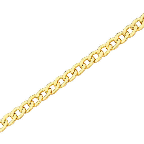 9ct Yellow Silver Infused 55cm Necklace Necklaces Bevilles 
