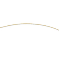 9ct Yellow Gold Silver Infused 50cm Curb Necklace Necklaces Bevilles 