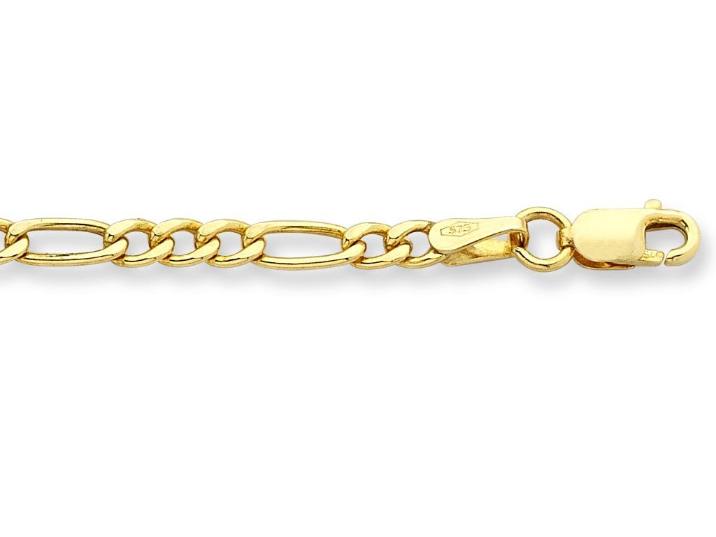 9ct Yellow Silver Infused 50cm Necklace Necklaces Bevilles 