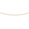 9ct Yellow Gold Silver Infused 50cm Flat Curb Necklace Necklaces Bevilles 