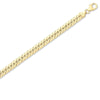 9ct Gold Silver Infused Herringbone Necklace 45cm Necklaces Bevilles 