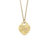 9ct Yellow Gold Silver Infused Mum Heart Pendant Necklaces Bevilles 
