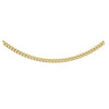 Stainless Steel Gold Colour Men's Curb Necklace Necklaces Bevilles 