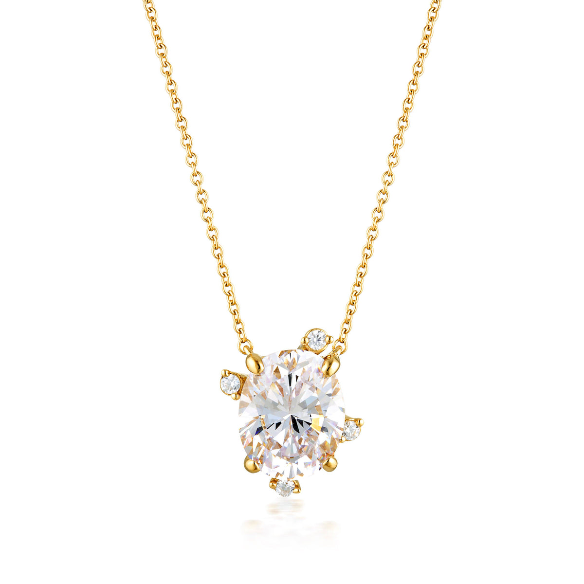 Georgini Aurora Southern Lights Pendant Gold Necklaces Georgini 