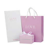 Love by Michelle Beville Halo Solitaire Ring with 0.65ct of Diamonds in 18ct White Gold Rings Bevilles 