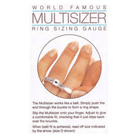 Multisizer Ring Gauge A-Z (Australian & UK Size) Rings Bevilles 
