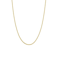 9ct Yellow Gold Diamond Cut Wheat Necklace 45mm Necklaces Bevilles 
