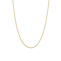 9ct Yellow Gold Diamond Cut Wheat Necklace 50cm Necklaces Bevilles 