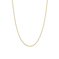 9ct Yellow Gold Diamond Cut Wheat Necklace 55cm Necklaces Bevilles 