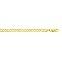9ct Yellow Gold Curb Link Necklace Necklaces Bevilles 