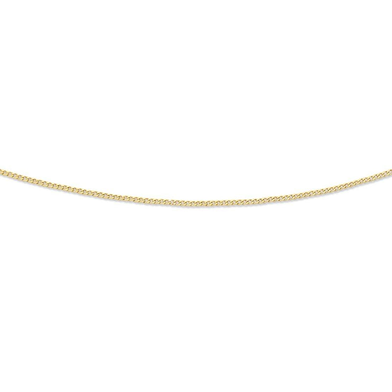 9ct Yellow Gold 50cm Curb Necklace Necklaces Bevilles 