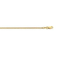 9ct Yellow Gold Curb Necklace 45cm Necklaces Bevilles 