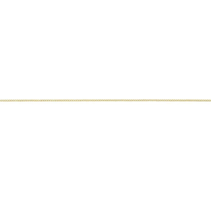 9ct Yellow Gold Curb Necklace 50cm Necklaces Bevilles 