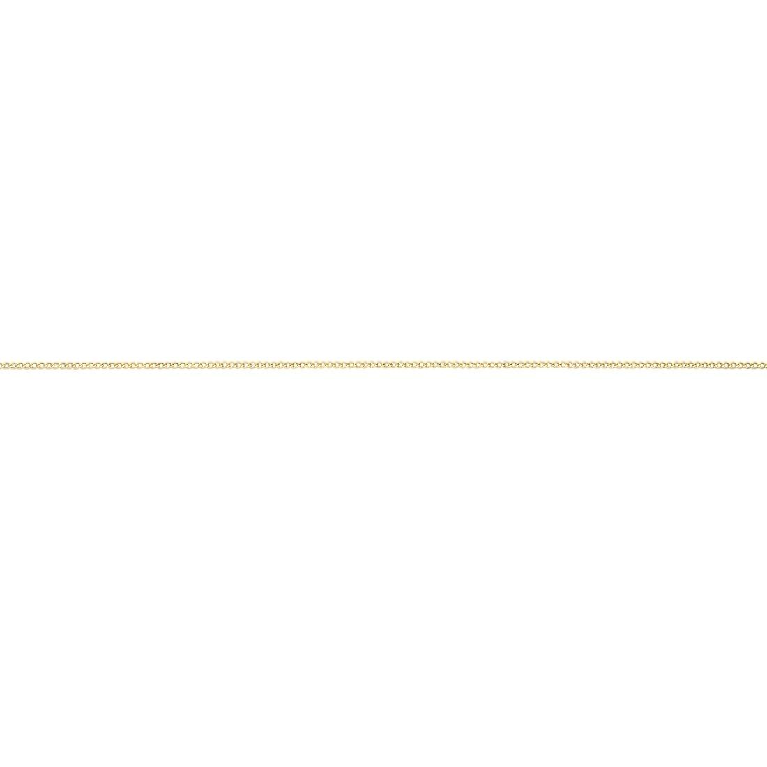 9ct Yellow Gold Curb Necklace 55cm Necklaces Bevilles 