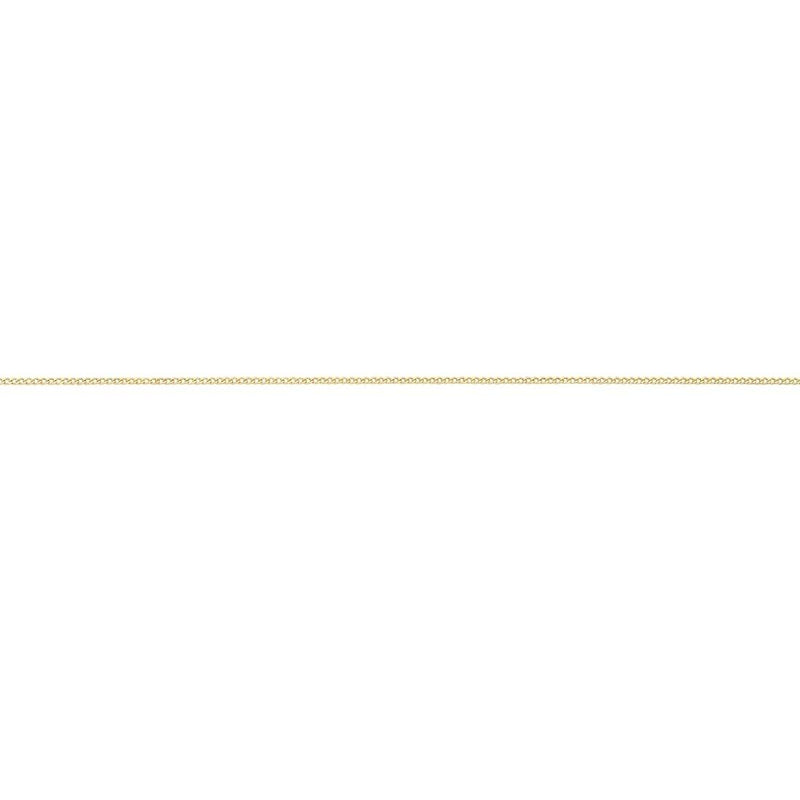 9ct Yellow Gold Curb Necklace 55cm Necklaces Bevilles 