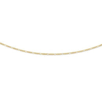 9ct Yellow Gold 50cm Figaro Necklace Necklaces Bevilles 