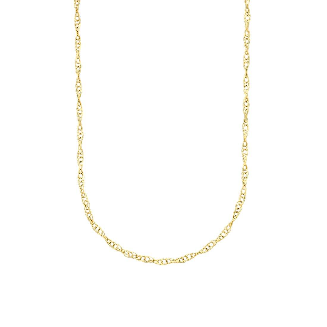 9ct Yellow Gold Singapore Necklace 45cm Necklaces Bevilles 