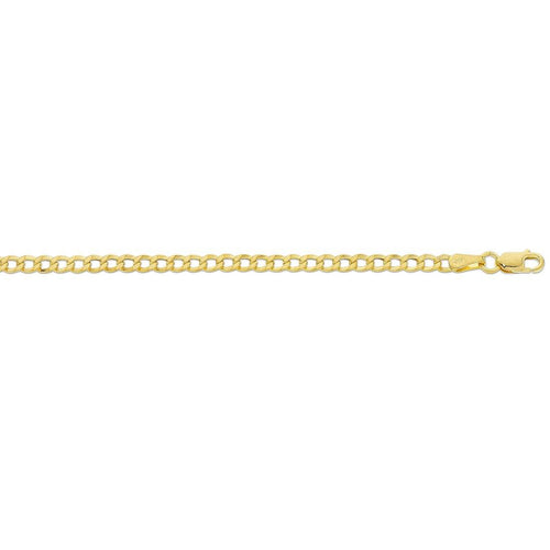 9ct Yellow Gold Curb Chain Necklace Necklaces Bevilles 