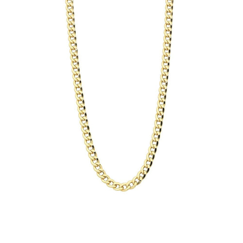9ct Yellow Gold 50cm Open Curb Necklace Necklaces Bevilles 