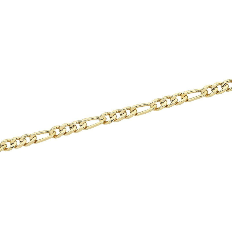 9ct Yellow Gold 60cm Figaro Chain Necklace Necklaces Bevilles 