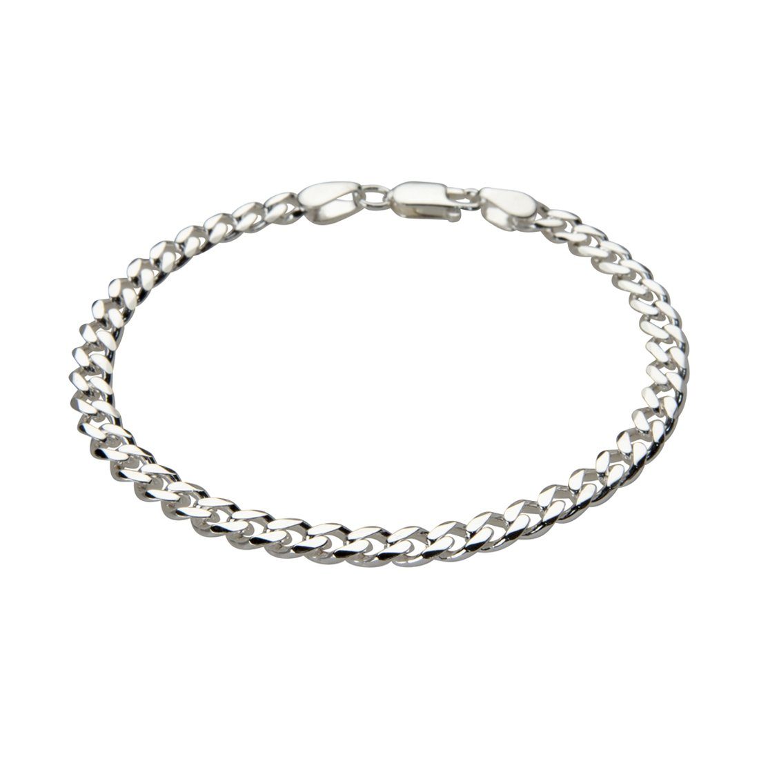 Sterling Silver 21cm Men's Curb Bracelet Bracelets Bevilles 